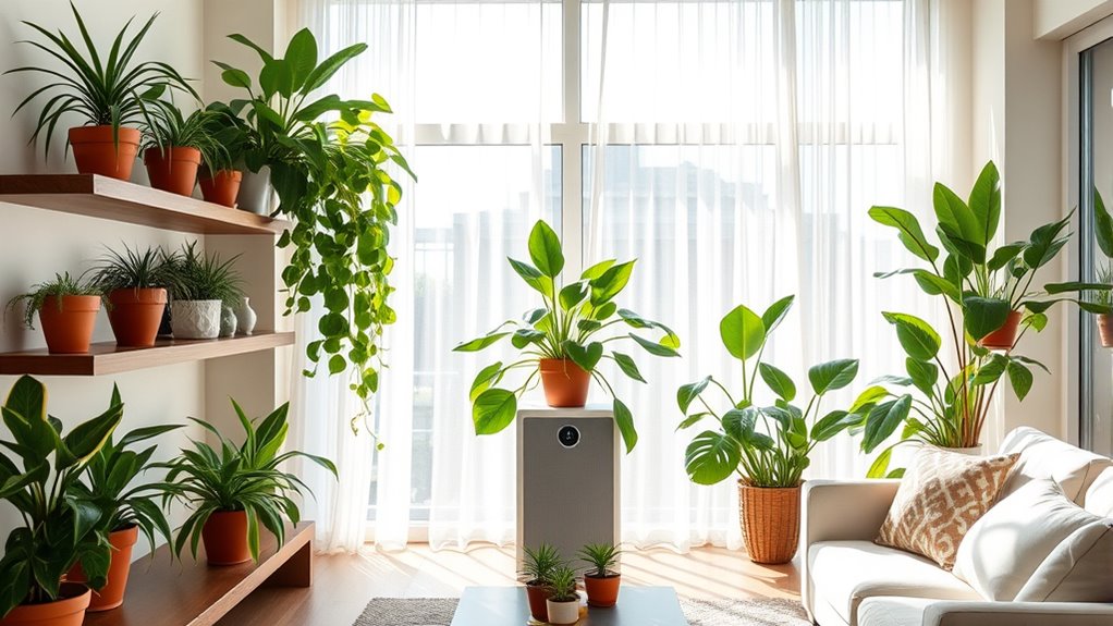 plants and ventilation improve air