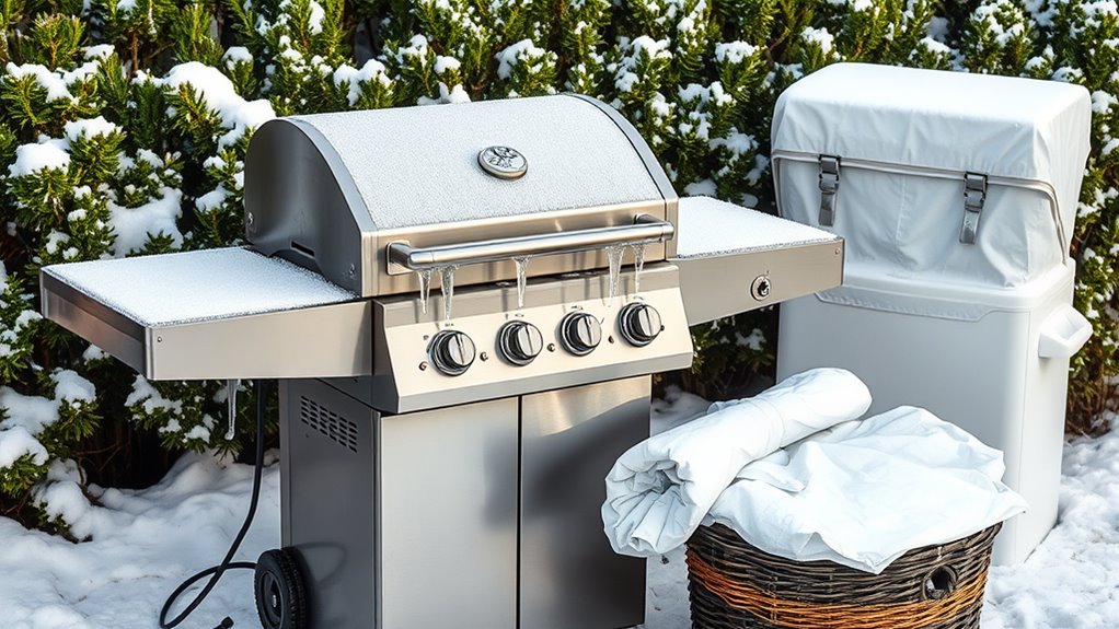 prepare outdoor appliances for winter
