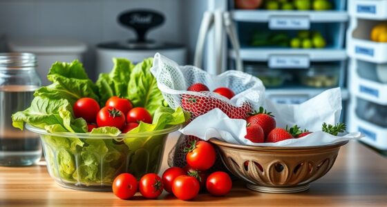 properly refrigerate and store produce