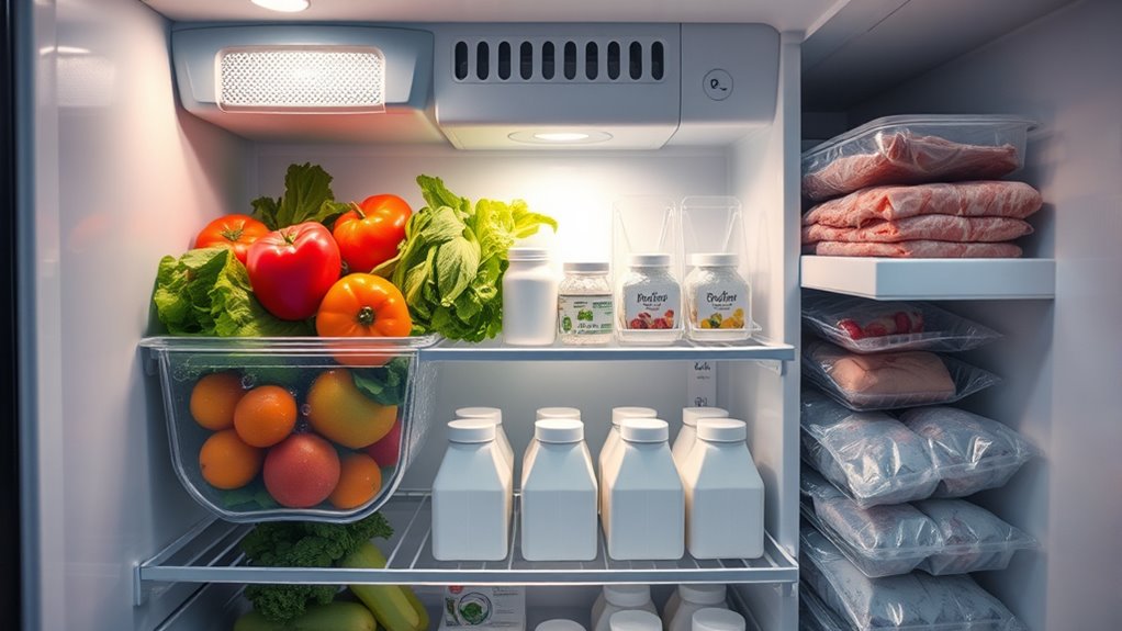 refrigerator storage zones explained