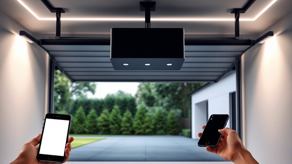 remote garage security control