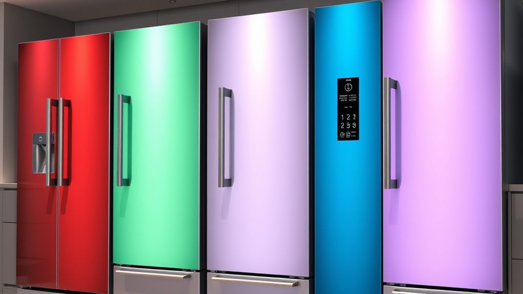 sleek space saving energy efficient refrigerators
