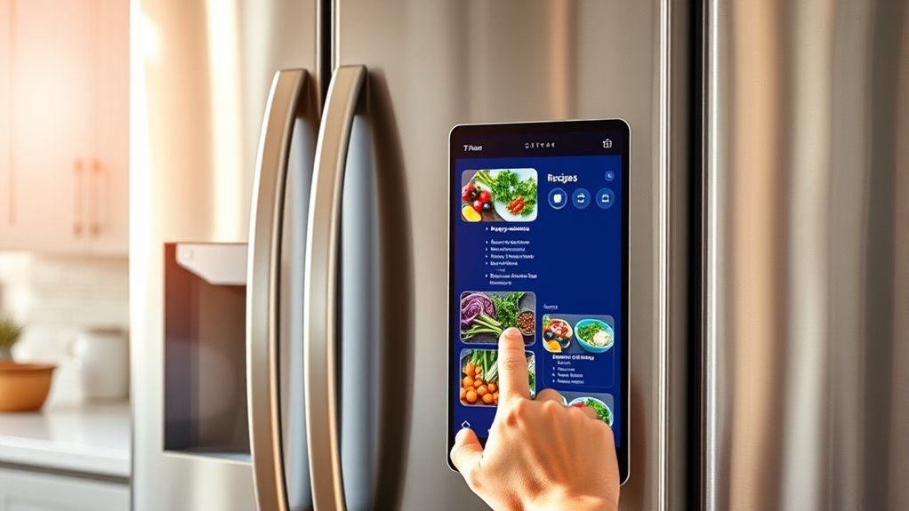 smart fridge recipe integration