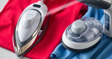steam ironing garment care