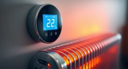 thermostats regulate electric heaters