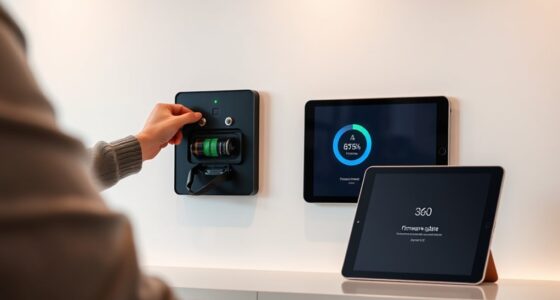 update firmware check batteries