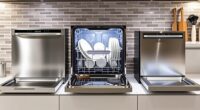 variety of dishwasher types