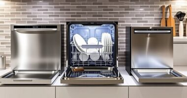variety of dishwasher types