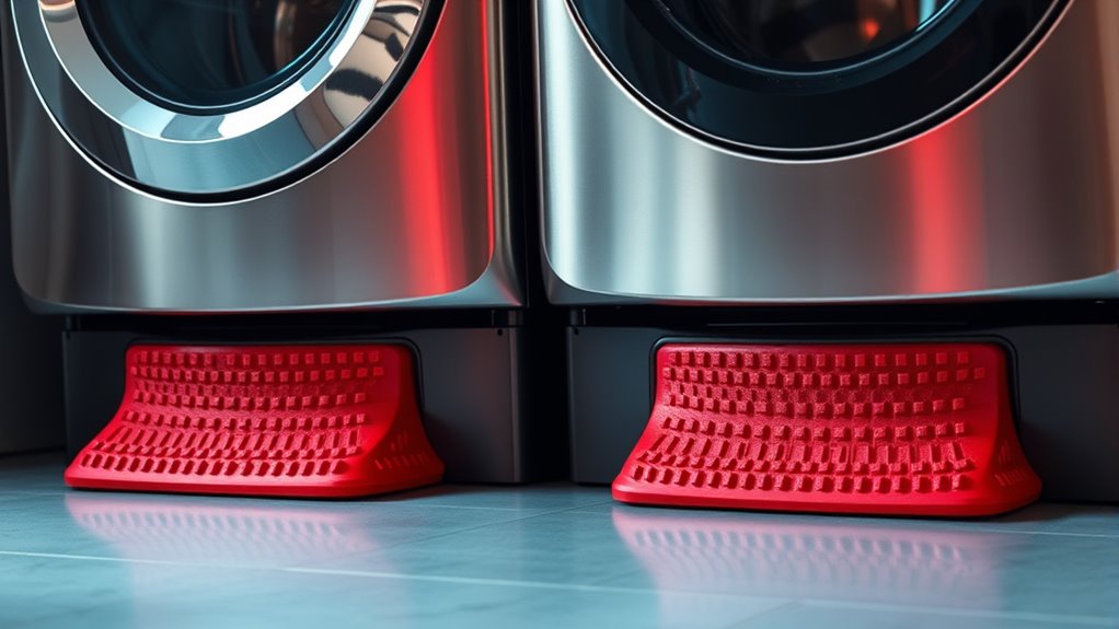 vibration dampening washer pads