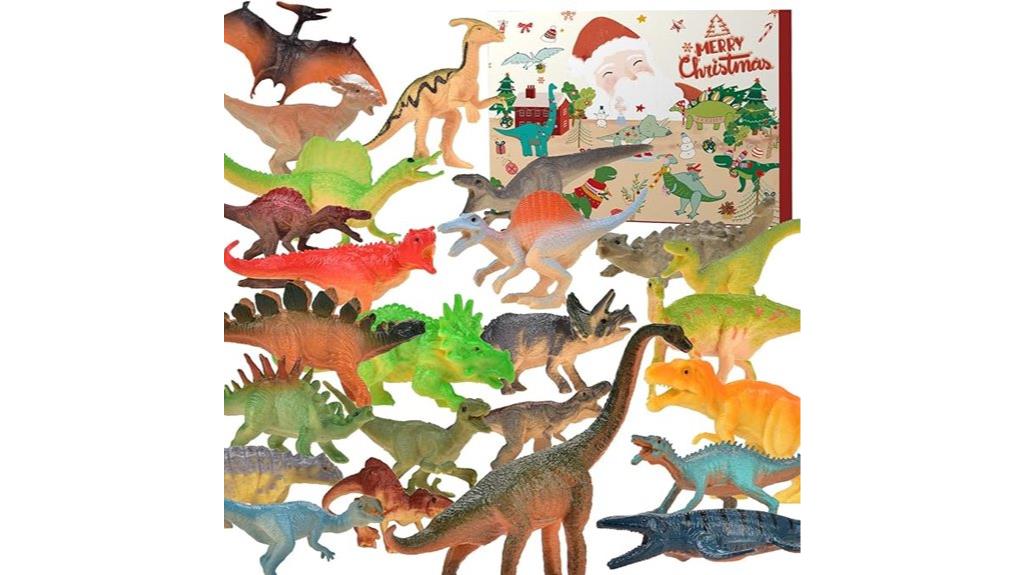 kids dinosaur toys calendar