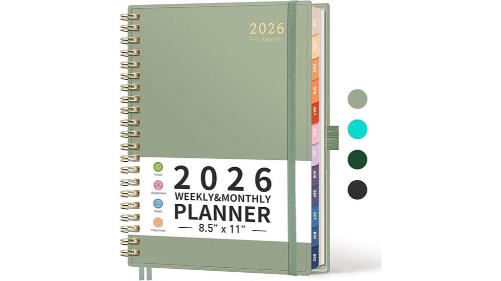 large 2026 planner