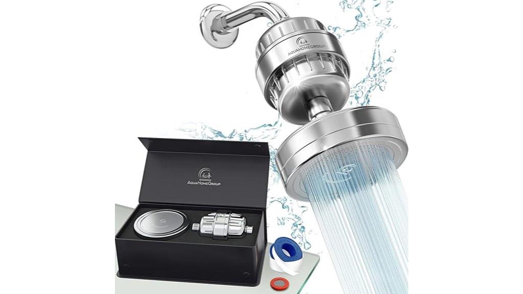 luxury multi stage shower filter
