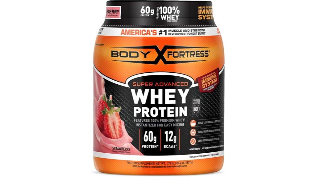 premium whey protein powder