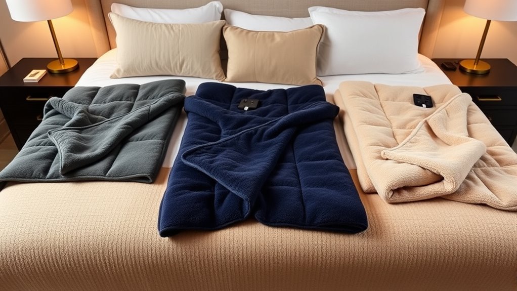 top king size electric blankets