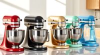top kitchenaid mixer colors