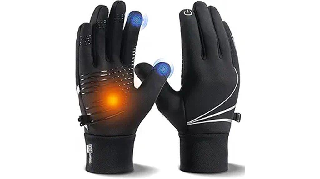 touchscreen windproof winter gloves