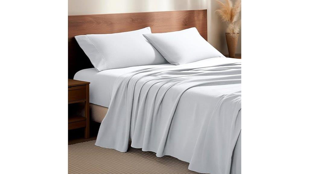 white queen flannel sheets