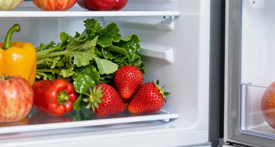 avoid storing foods in door