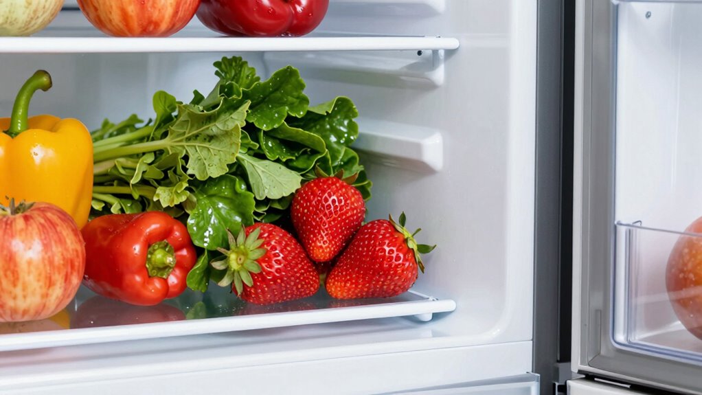 avoid storing foods in door