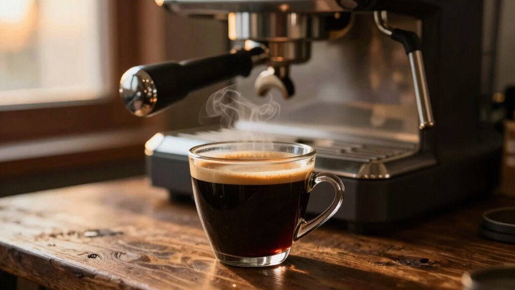 bitter espresso due to setting