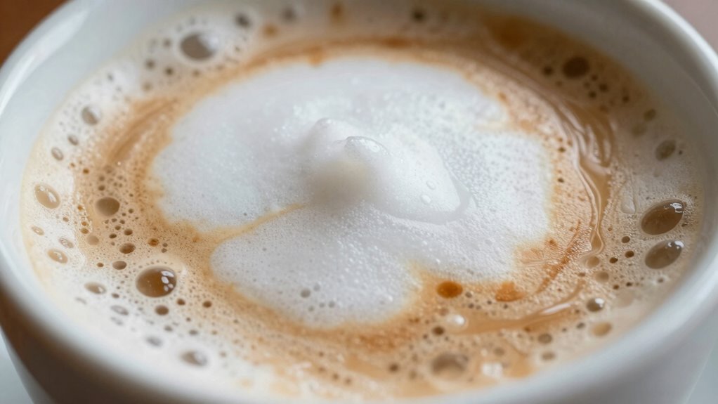 common milk frothing issues