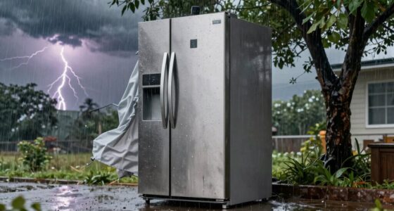 durable outdoor refrigerator design