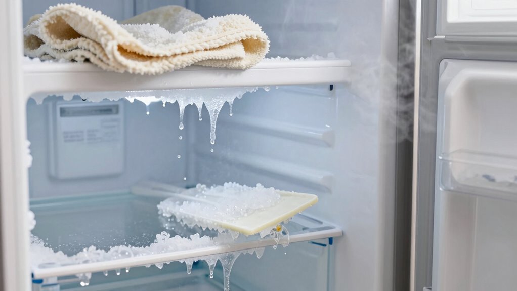 efficient freezer defrost tips