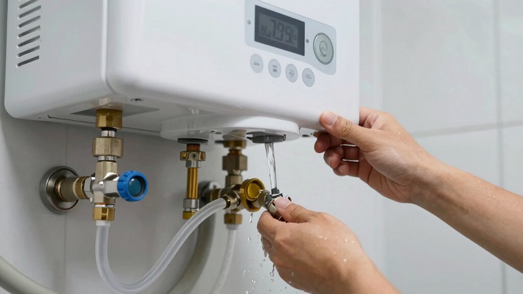 flush routine prevents heater failure