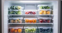 freezer organization to prevent burn