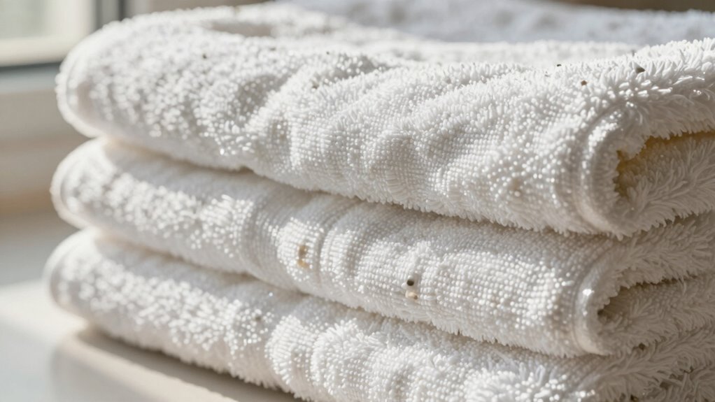 hard water causes towel crunchiness