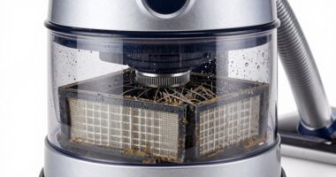 incorrect filter causes suction loss