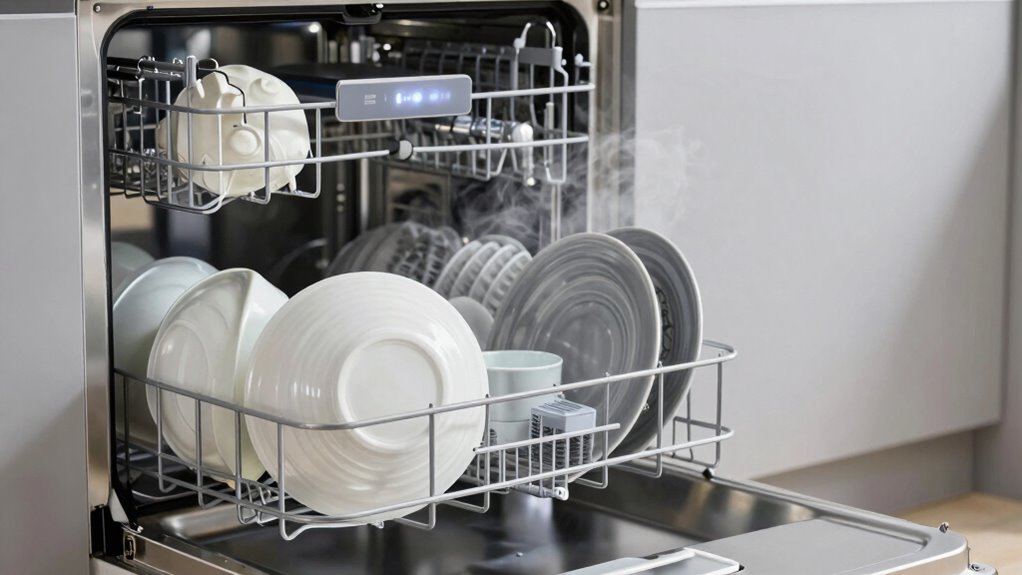optimize dishwasher drying performance