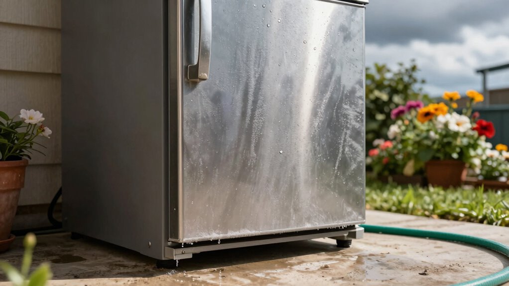 outdoor weather resistant energy efficient refrigeration