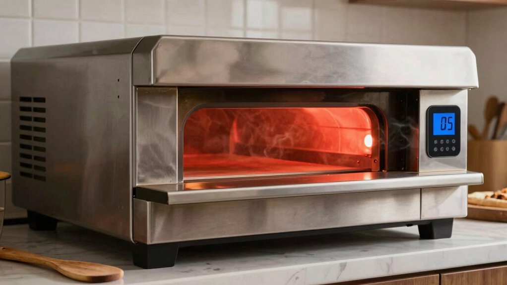 preheat oven and stone