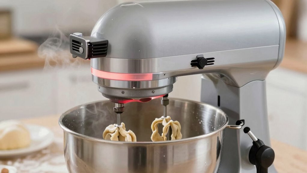 prevent mixer overheating properly