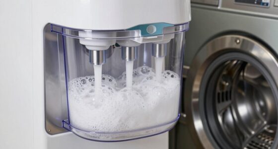 prevent over sudsing in dispensers