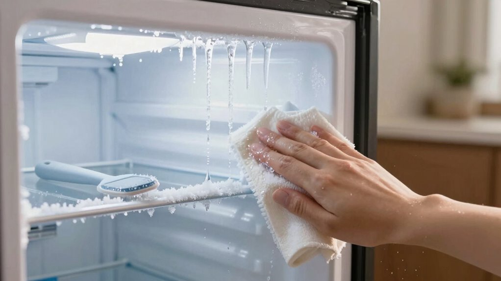 quick safe freezer defrosting