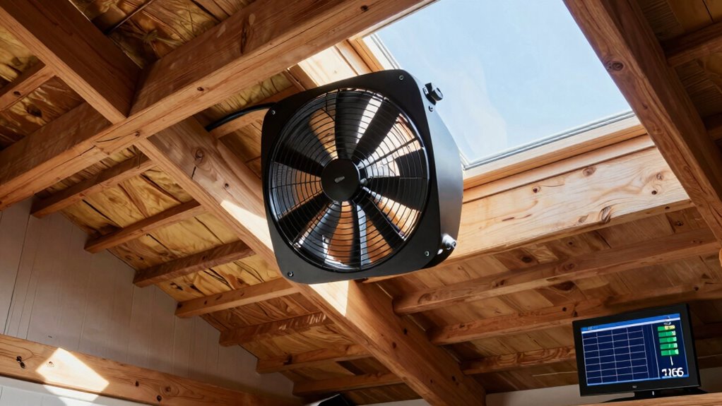 attic fan solar factors