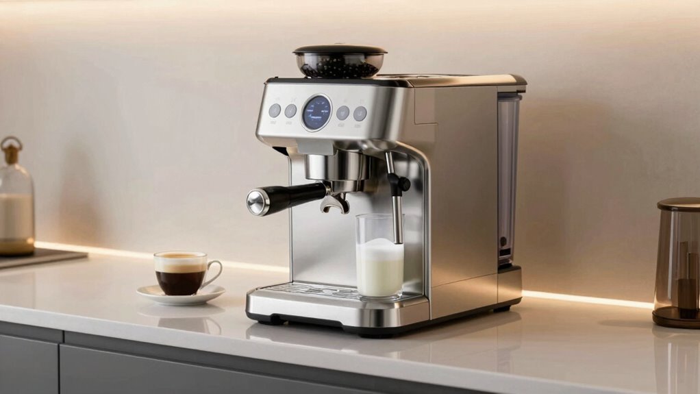 choosing milk carafe espresso