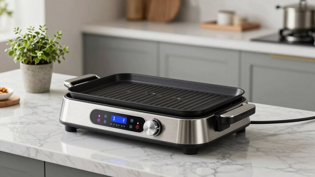 indoor grill size and features