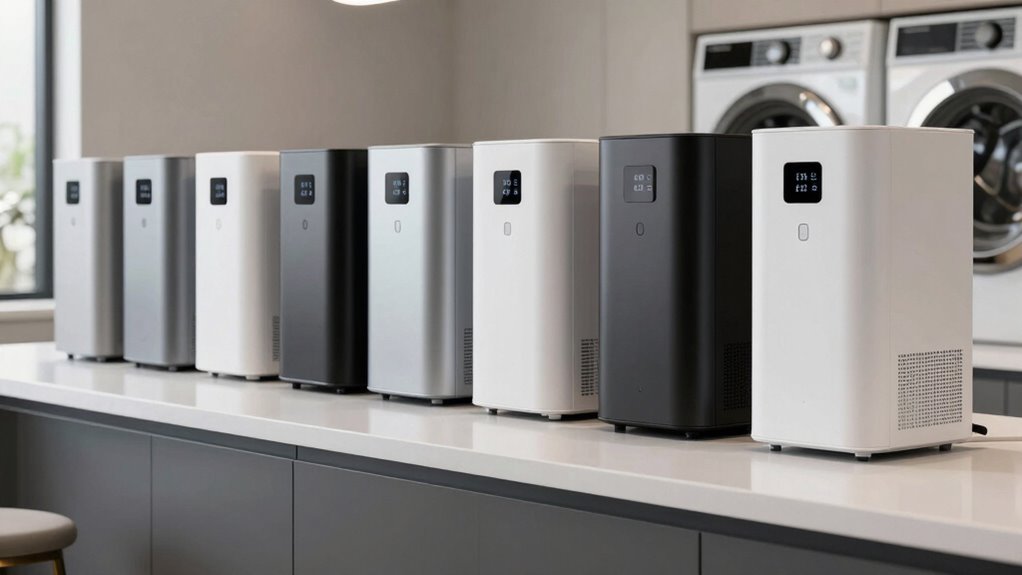 quiet pump equipped dehumidifiers
