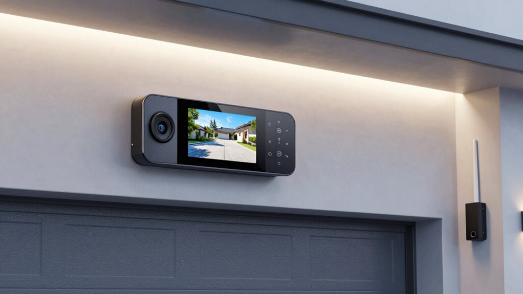 smart garage door camera features
