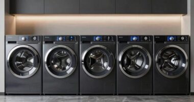 top 5 large front load washers