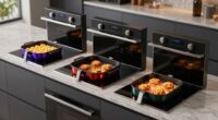 top air fry induction ranges