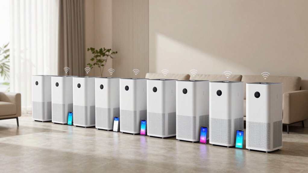 top app enabled air purifiers