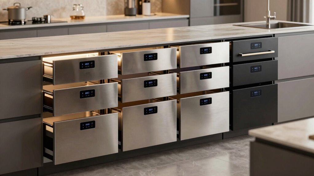 top countertop warming drawers