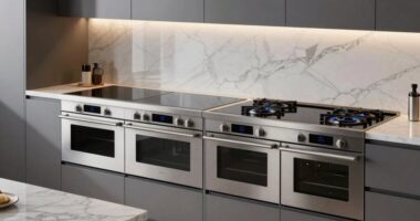 top double oven induction ranges