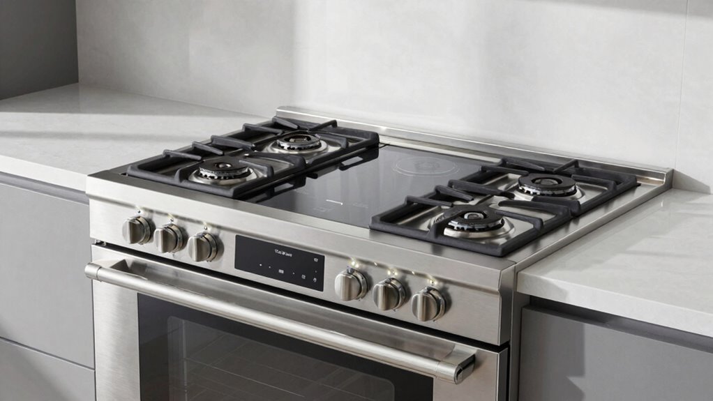 top electric ranges with steam
