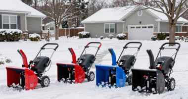 top electric snow blowers