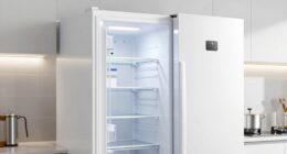 top frost free upright freezers